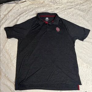 Stadium Athletics Gray Polo University of Oklahoma Sooners XXXL